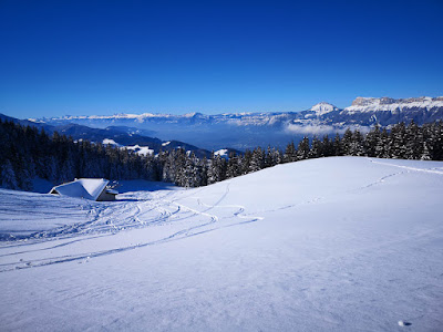 Encore de la neige mais avec du soleil cette fois
