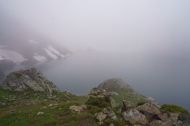 Au dessus du lac du Crozet