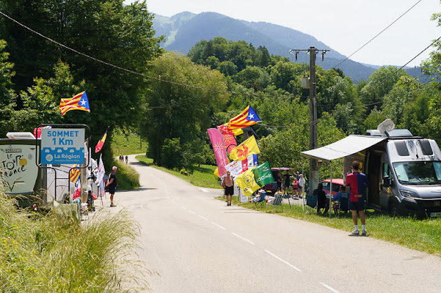 Passage du tour Auvergne Rhone Alpes à Revel